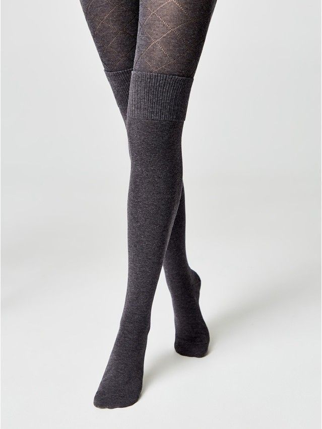 Children's tights CONTE-KIDS TIP-TOP, s.140-146 (22),682 dark grey - 1