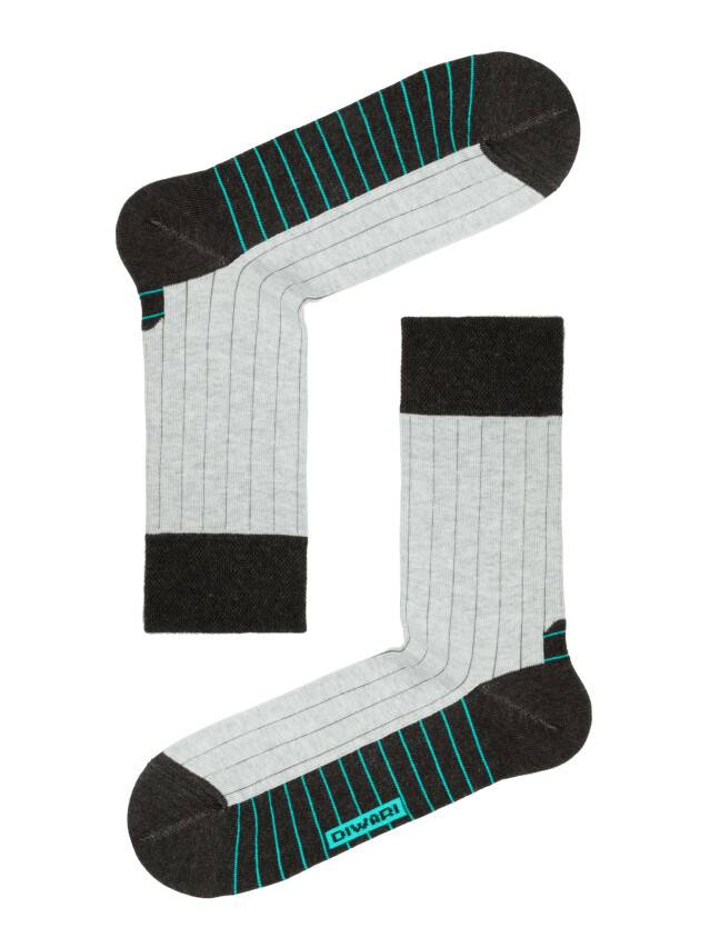 Men's socks DiWaRi HAPPY, s. 40-41, 048 black-grey - 1
