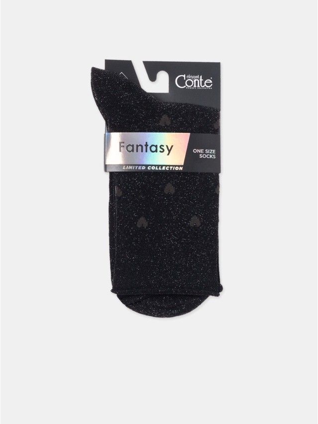 Women's socks CONTE ELEGANT FANTASY, s.23-25, 592 black - 10