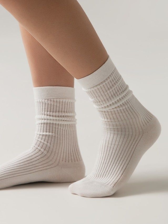 Women's socks CONTE ELEGANT CLASSIC, s.23-25, 1091 milky - 4