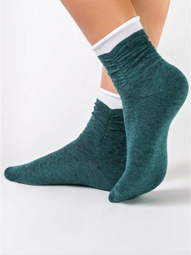 Women's socks CONTE ELEGANT COMFORT, s.23, 048 dark turquoise - 1