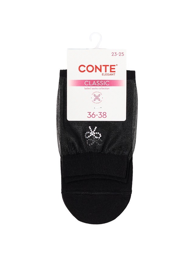 Women's socks CONTE ELEGANT CLASSIC, s.23-25, 683 black - 4