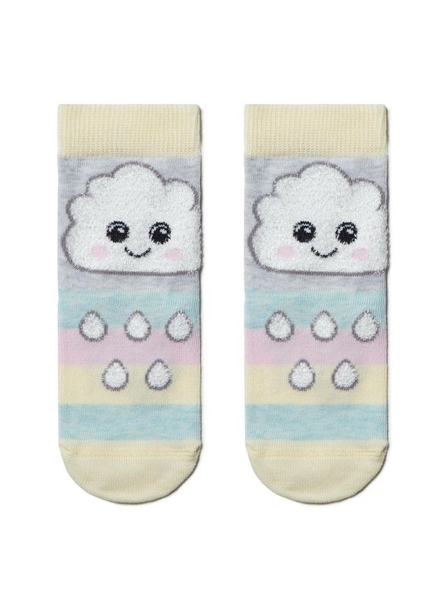 Children's socks CONTE-KIDS TIP-TOP, s.21-23, 424 light grey - 1