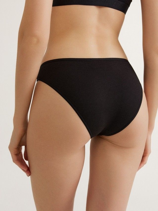 Women's panties CONTE ELEGANT CRISS CROSS LB 3130, s.90, black - 2