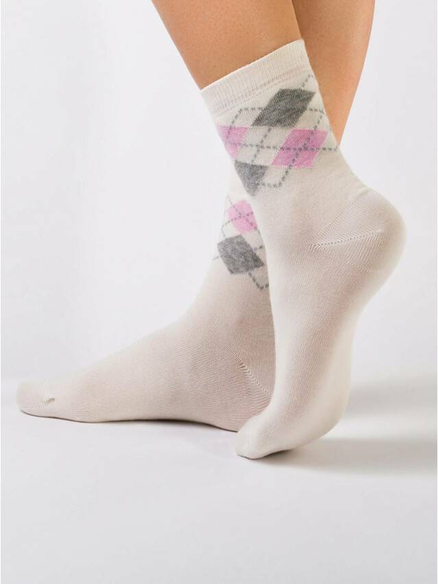 Women's socks CONTE ELEGANT CLASSIC, s.23, 043 milky - 1