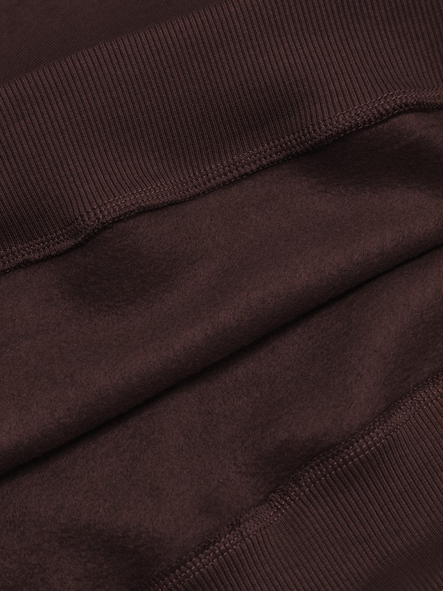 Women's polo neck shirt CONTE LD 3229, s.170-84, dark chocolate - 4