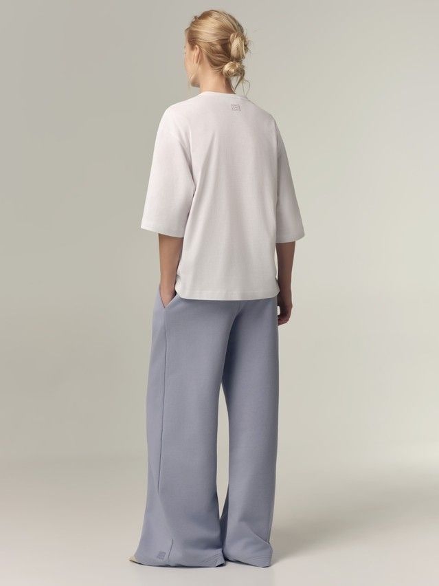 Women's polo neck shirt CONTE LD 3449, s.170-88, white-glasses - 2