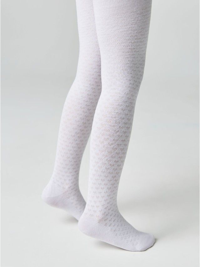 Children's tights CONTE-KIDS TIP-TOP, s.104-110 (16),362 white - 3