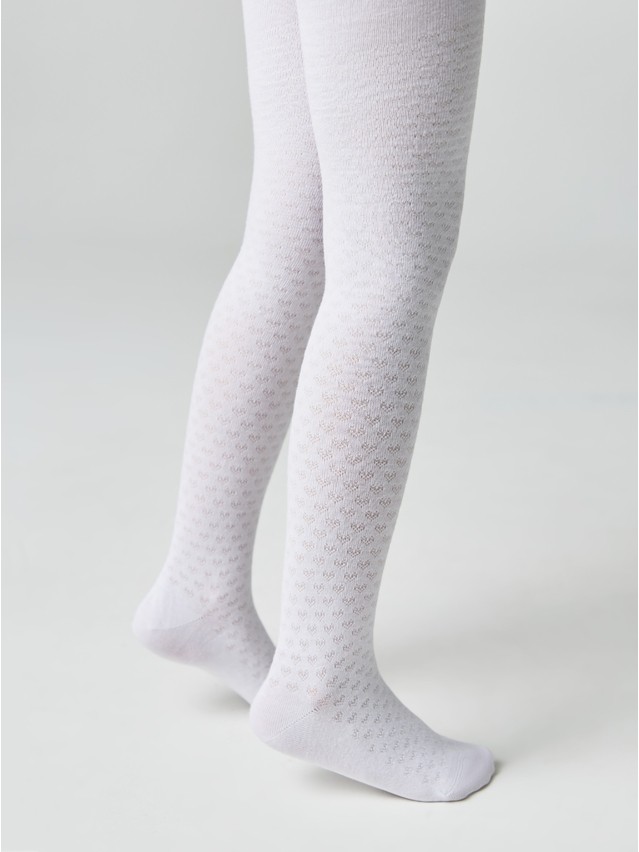 Children's tights CONTE-KIDS TIP-TOP, s.104-110 (16),362 white - 3