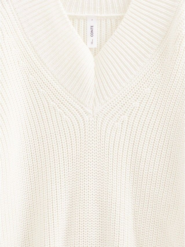 Women's pullover CONTE ELEGANT LDK2398, s.170-84, ecru-black - 9