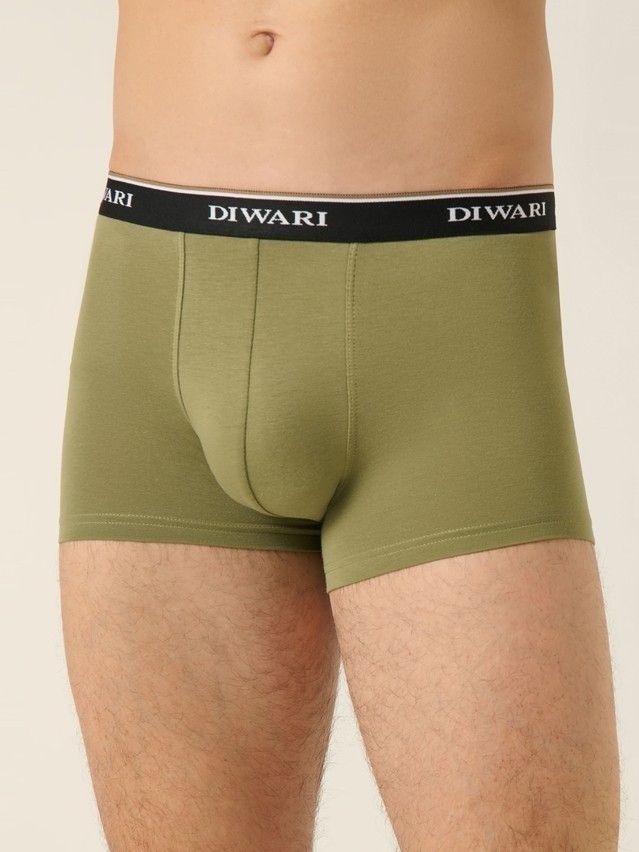 Men's underpants DIWARI PREMIUM MSH 1568, s.78,82, khaki-black strip - 1
