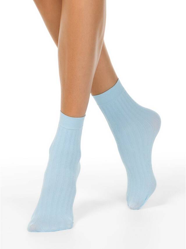 Women's socks CONTE ELEGANT FANTASY, s.23-25, light blue - 1