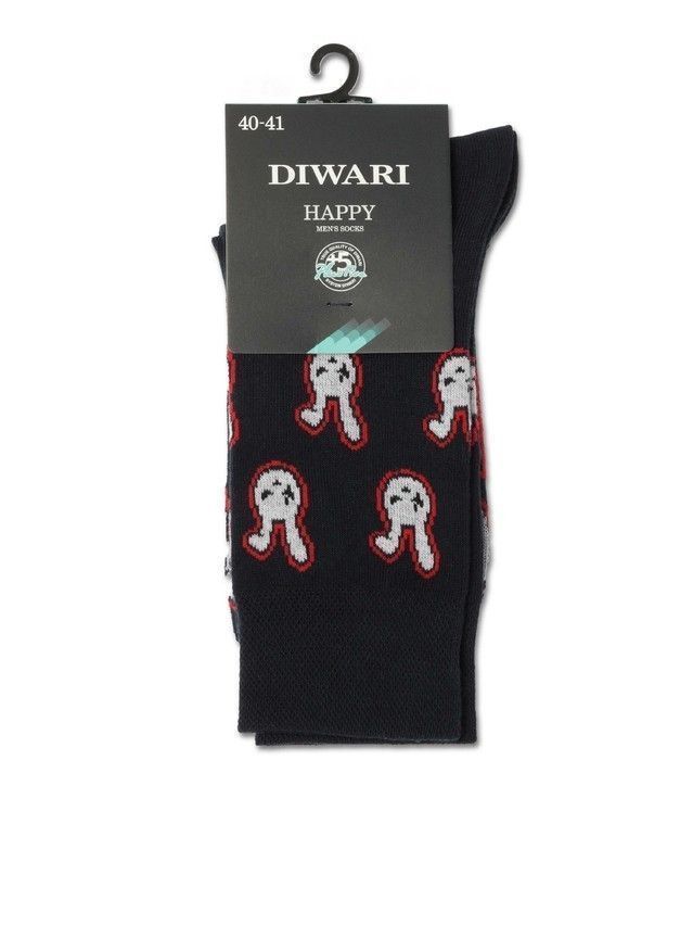 Men's socks DiWaRi HAPPY, s.25, 142 navy - 5
