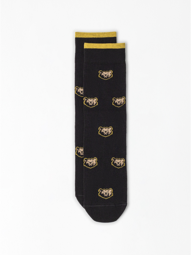 Men's socks DIWARI HAPPY, s.25, 974 black - 1