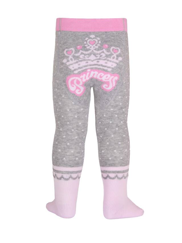Children's tights CONTE-KIDS TIP-TOP, s.62-74 (12),383 grey-light pink - 2