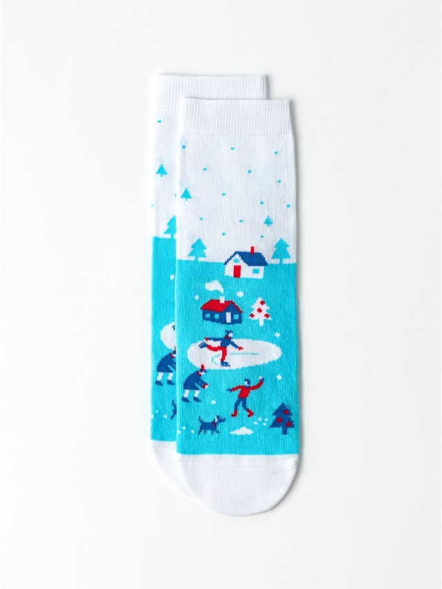 Women's socks CONTE ELEGANT NEW YEAR, s.23-25, 1025 turquoise - 3