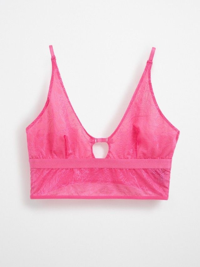 Women's bustier CONTE ELEGANT FLORAL TATTOO LBE 2871, s.170-88, barbie pink - 5
