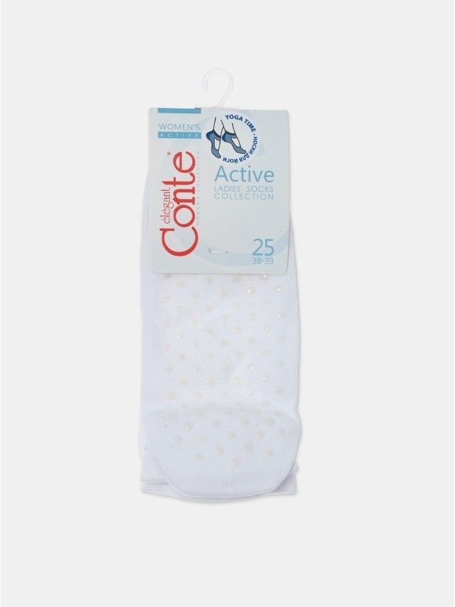 Women's socks CONTE ELEGANT ACTIVE, s.23, 256 white - 9
