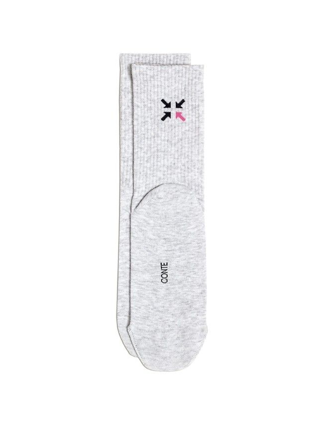 Women's socks CONTE ELEGANT ACTIVE, s.23-25, 706 light grey - 3