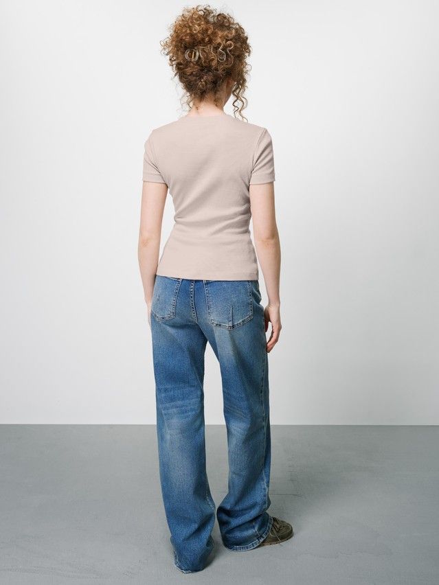 Women's T-shirt CONTE ELEGANT BASIC COLLECTION LFB 5023, s.170-84, beige - 2