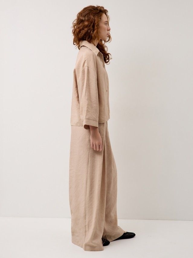 Women's trousers CONTE LBK 3429, s.170-84-90, beige - 3