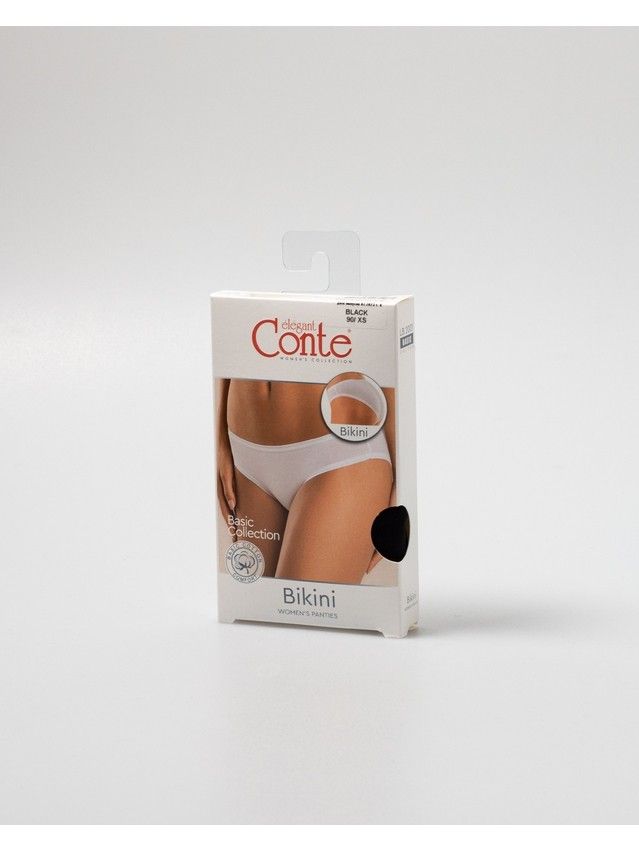 Women's cotton panties LB 2001, 90 / XS, black - 8
