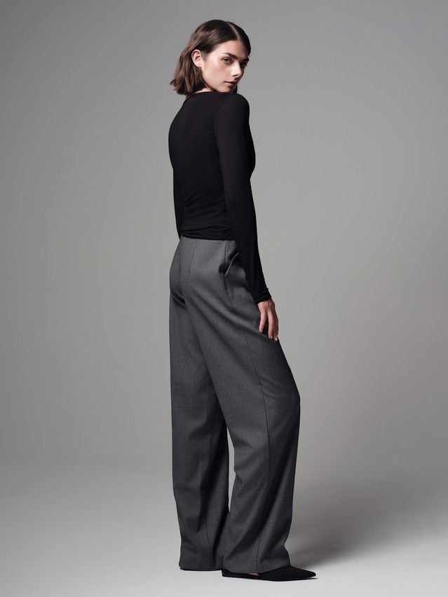 Women's polo neck shirt CONTE LD 3298, s.170-84, black - 3