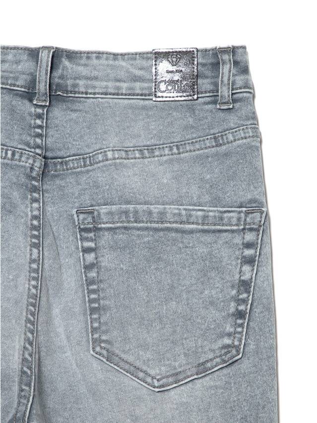 Skinny jeans with Super high rise CON-216, s.170-102, acid washed grey - 8