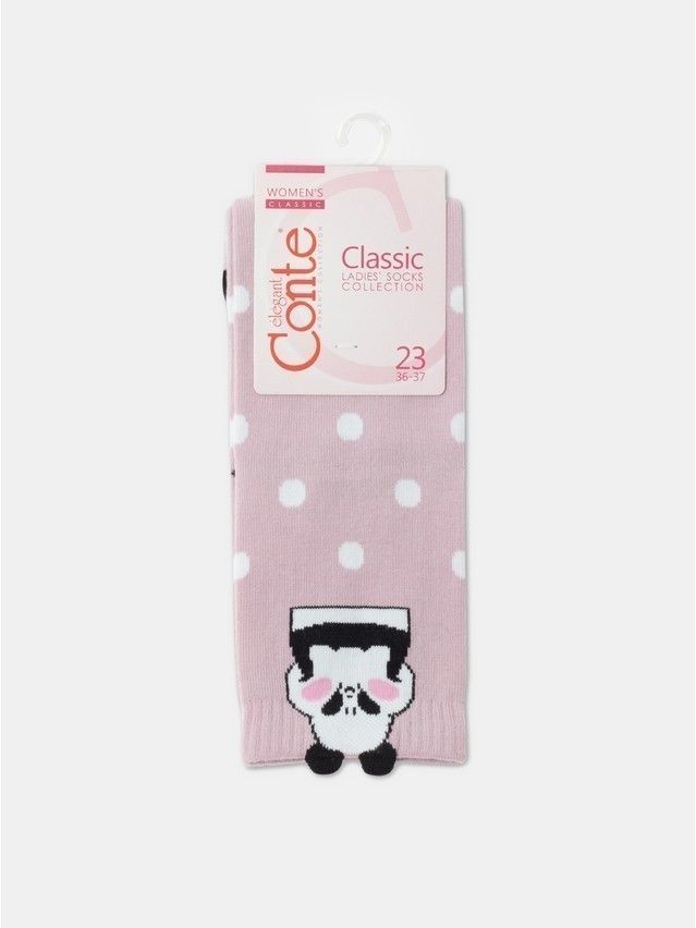 Women's socks CONTE ELEGANT CLASSIC, s.23, 365 ash pink - 5