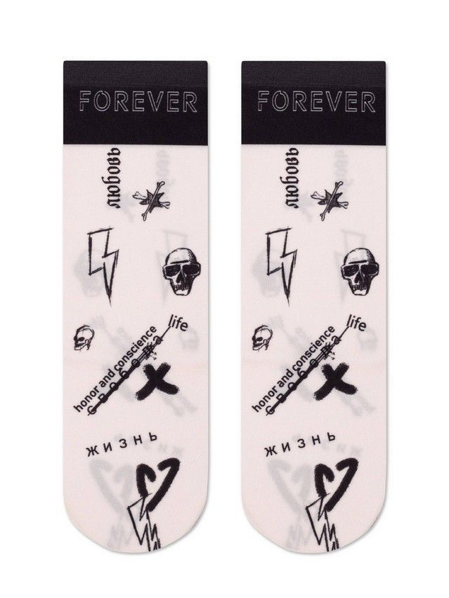 Women's socks CONTE ELEGANT FANTASY, s.23-25, 102 - 2