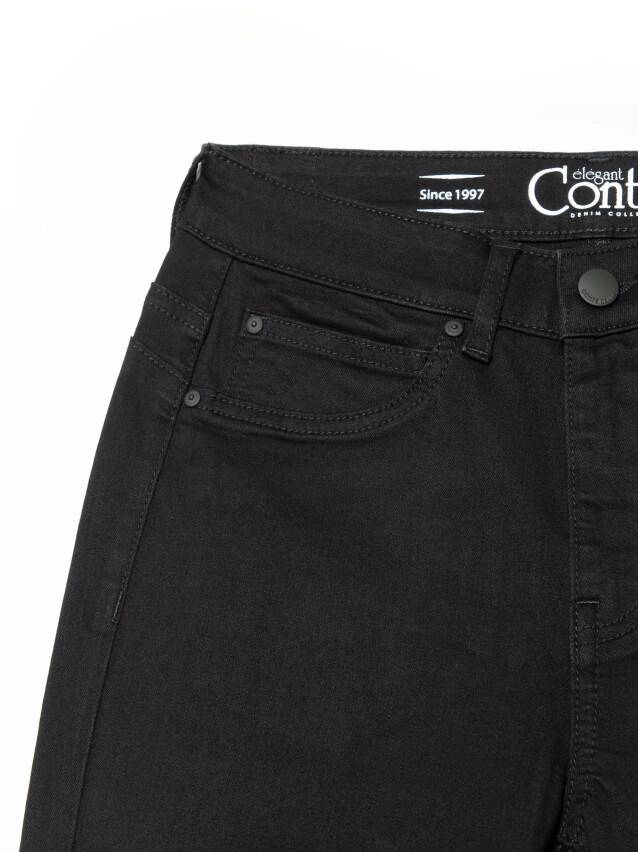 Denim trousers CONTE ELEGANT CON-285, s.170-102, deep black - 6