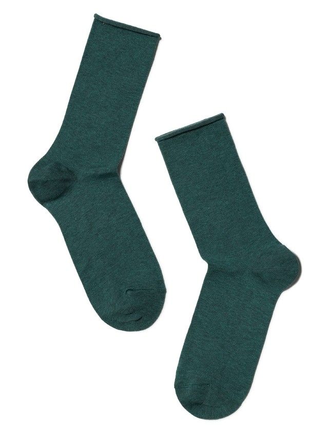 Women's cotton socks COMFORT (without elastic) 19C-101SP, rives. 36-37,000 dark turquoise - 3