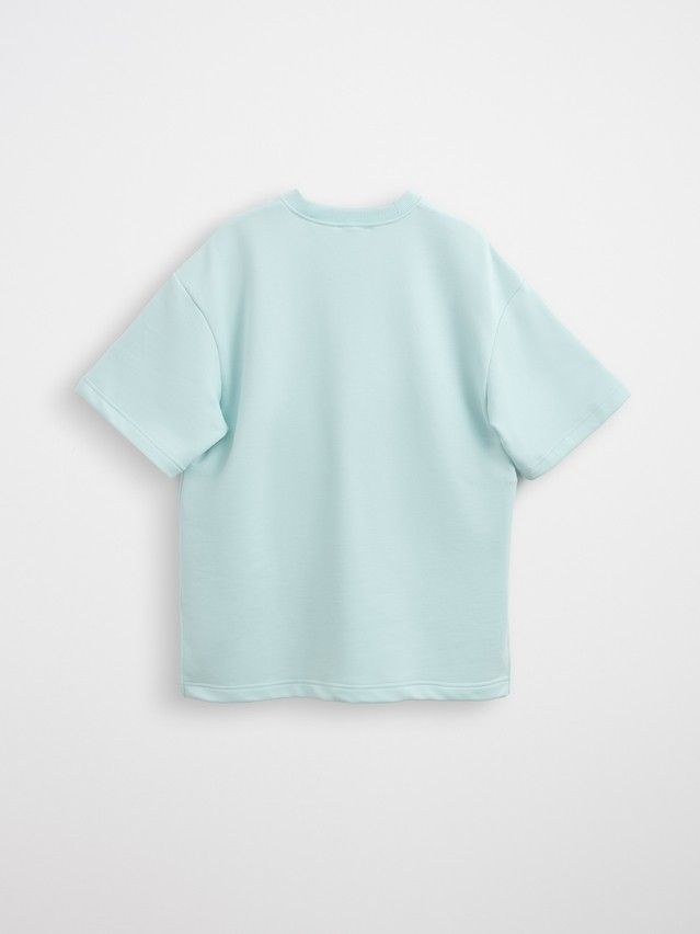 Women's polo neck shirt CONTE ELEGANT LD 3081, s.170-100, fair aqua - 4