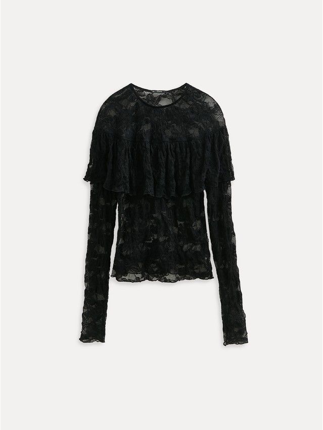 Women's polo neck shirt CONTE LD 3771, s.170-88, black - 7