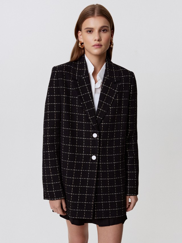 Women's jacket CONTE LJ 3265, s.170-88-94, black-white - 3