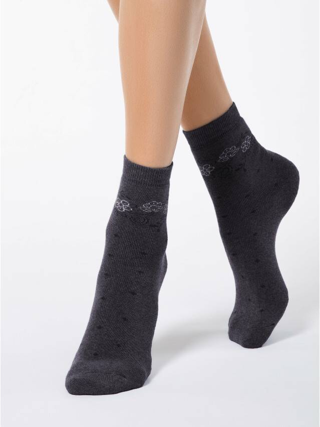 Women's socks CONTE ELEGANT COMFORT, s.23, 034 grey - 1