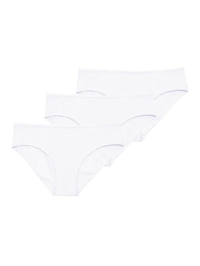 Women's cotton briefs 3 pairs LB 2002, s. 90/XS, white - 1