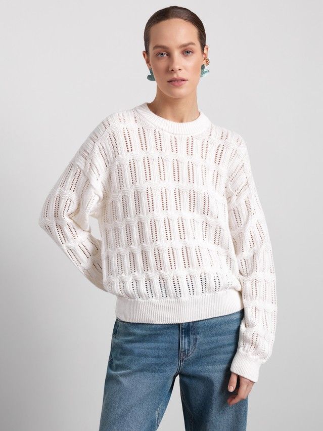 Women's pullover CONTE ELEGANT LDK2565, s.170-84, ecru - 3