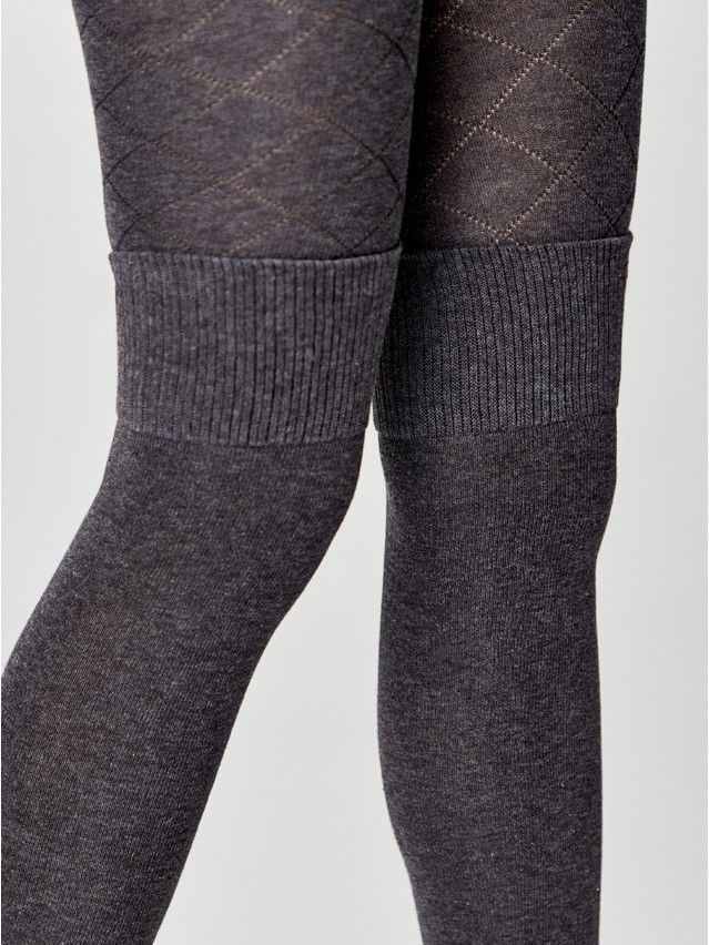 Children's tights CONTE-KIDS TIP-TOP, s.140-146 (22),682 dark grey - 3
