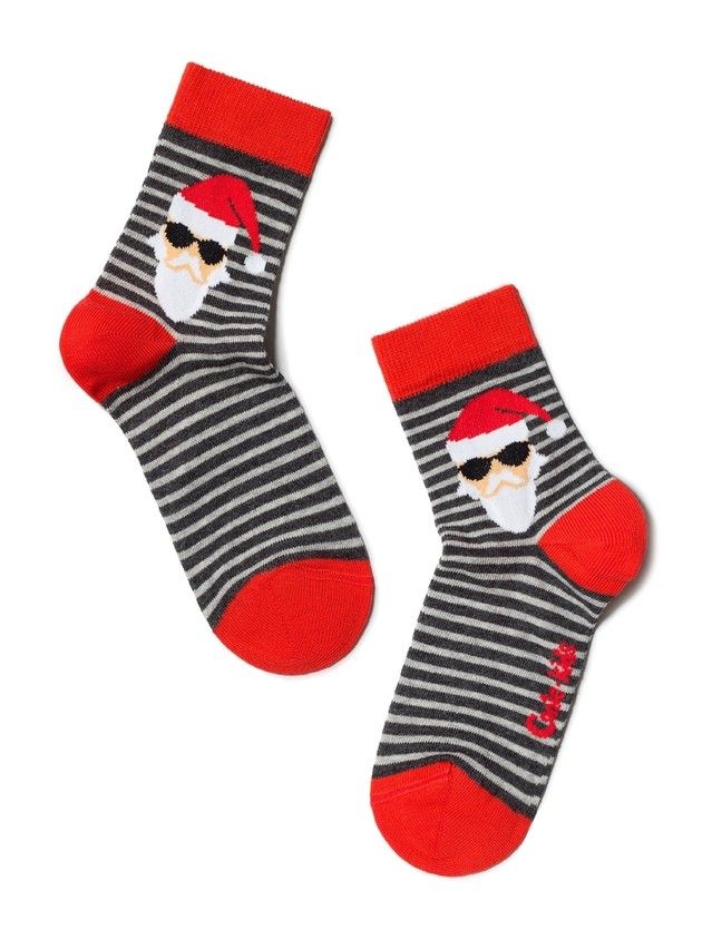 Children's socks CONTE-KIDS, s.24-29, 306 dark grey - 1