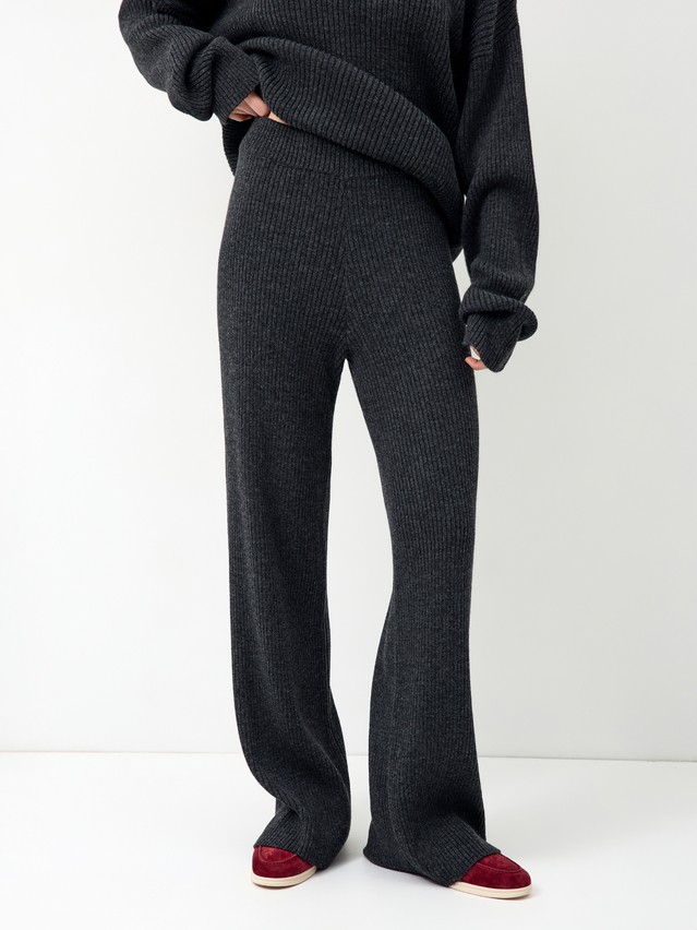 Women's trousers CONTE ELEGANT LDK24127, s.170-90, grafit melange - 6