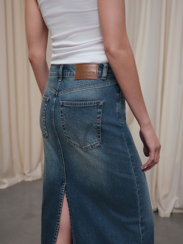 Denim skirt CONTE CON-836, s.170-90, blue - 5