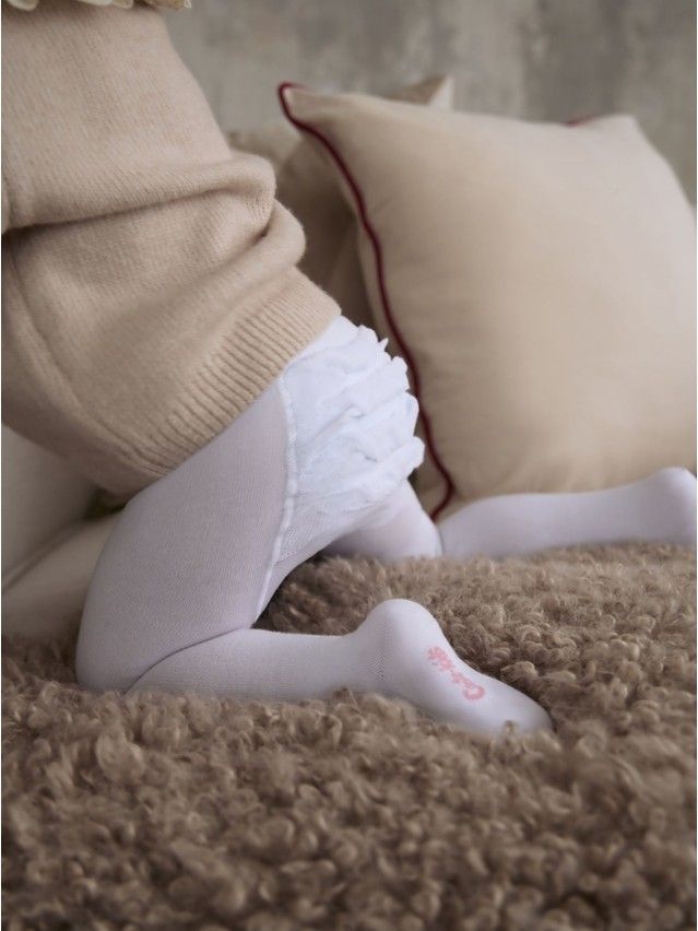 Children's tights TIP-TOP 19С-115SP, s.62-74 (12),542 white - 1