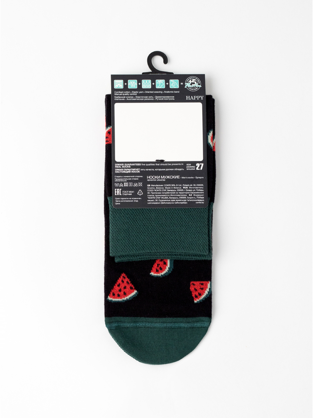 Men's socks DIWARI HAPPY, s.25, 228 black - 5