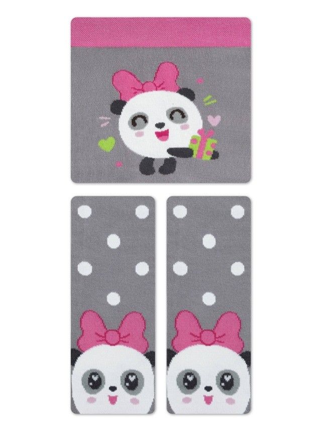 Children's tights CONTE-KIDS MALYSHARIKI, s.62-74 (12),422 grey - 5