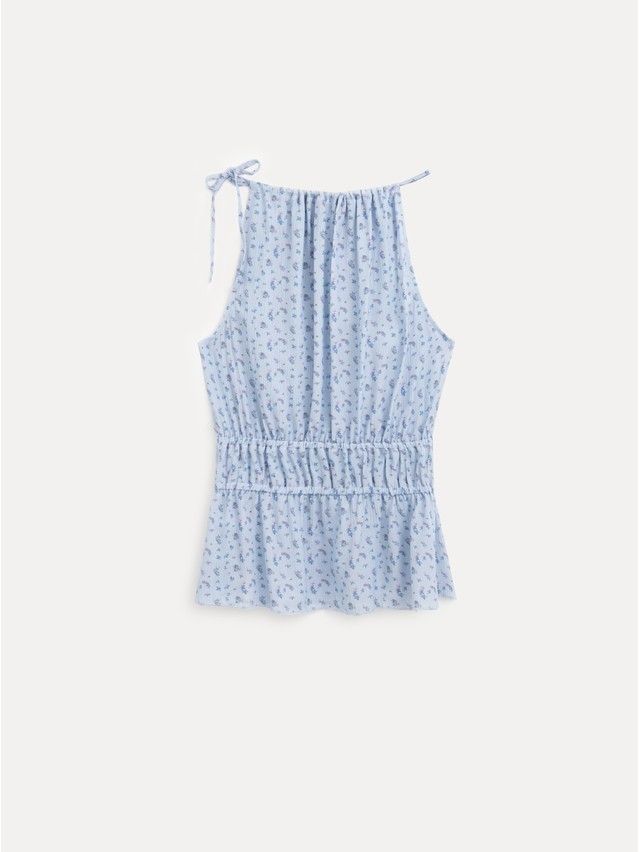 Women's blouse CONTE LBL 3472, s.170-84-90, blue-flowers - 5