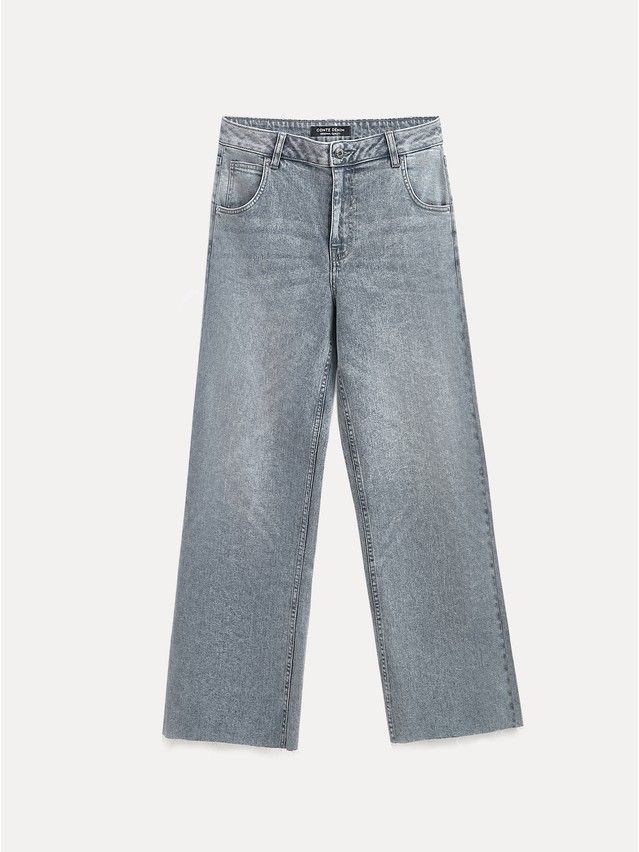 Denim trousers CONTE ELEGANT CON-785, s.170-102, grey - 7