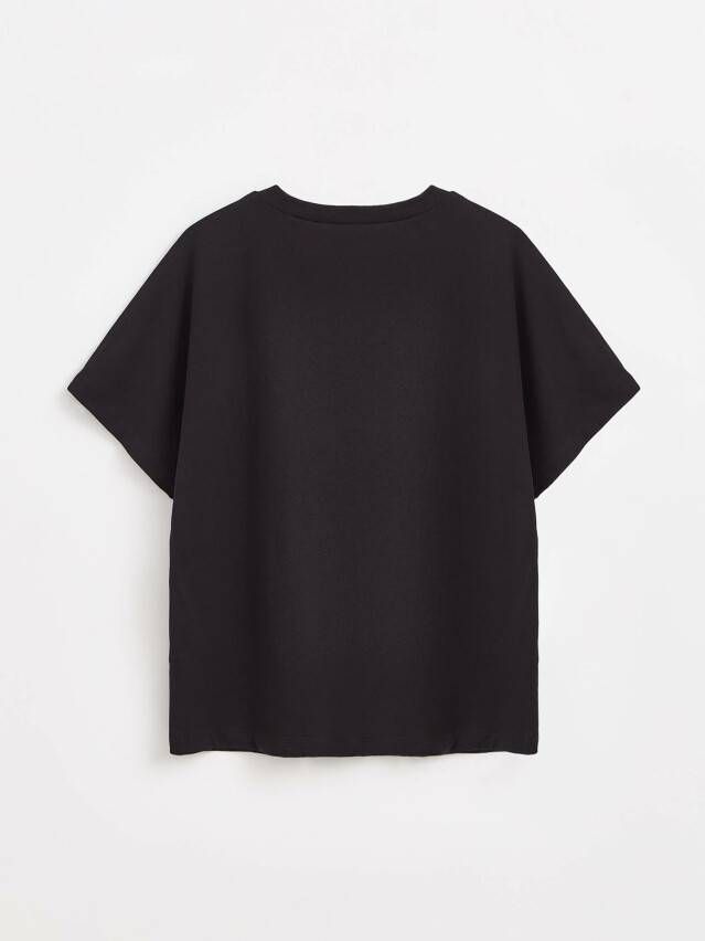 Women's polo neck shirt CONTE ELEGANT LD 1738, s.170-92, black colour - 3