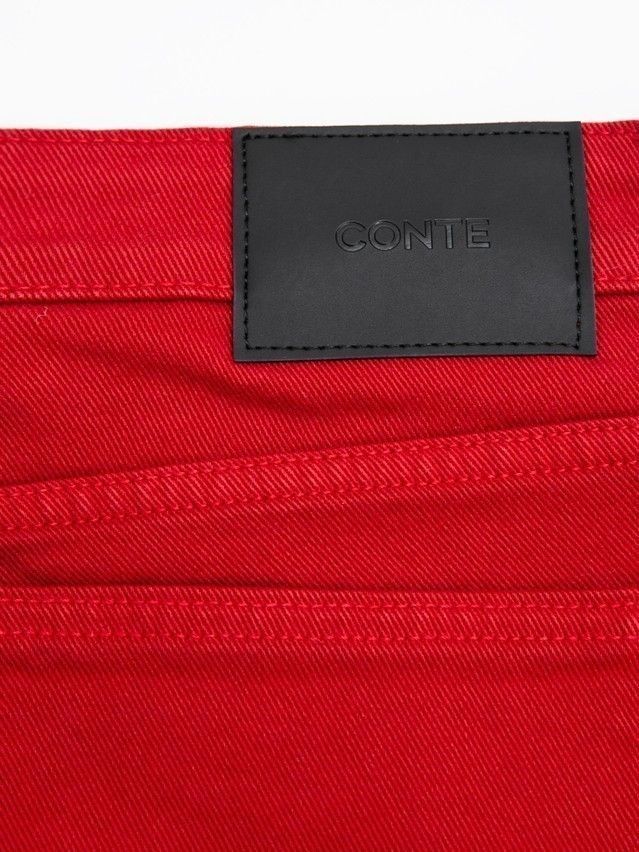 Women's jeans CONTE CON-1010, s.164-94, red - 11