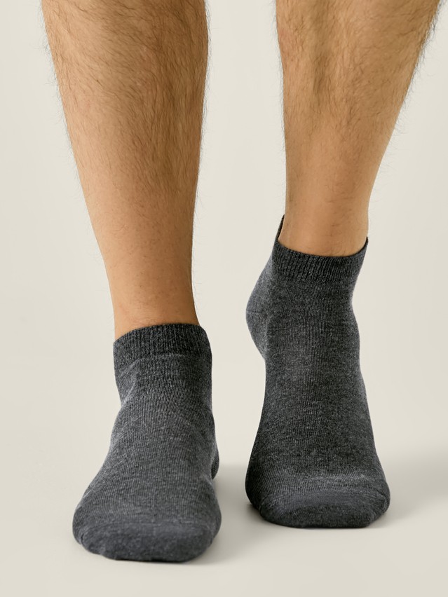 Men's socks CONTE, s.25, 000 dark grey - 1